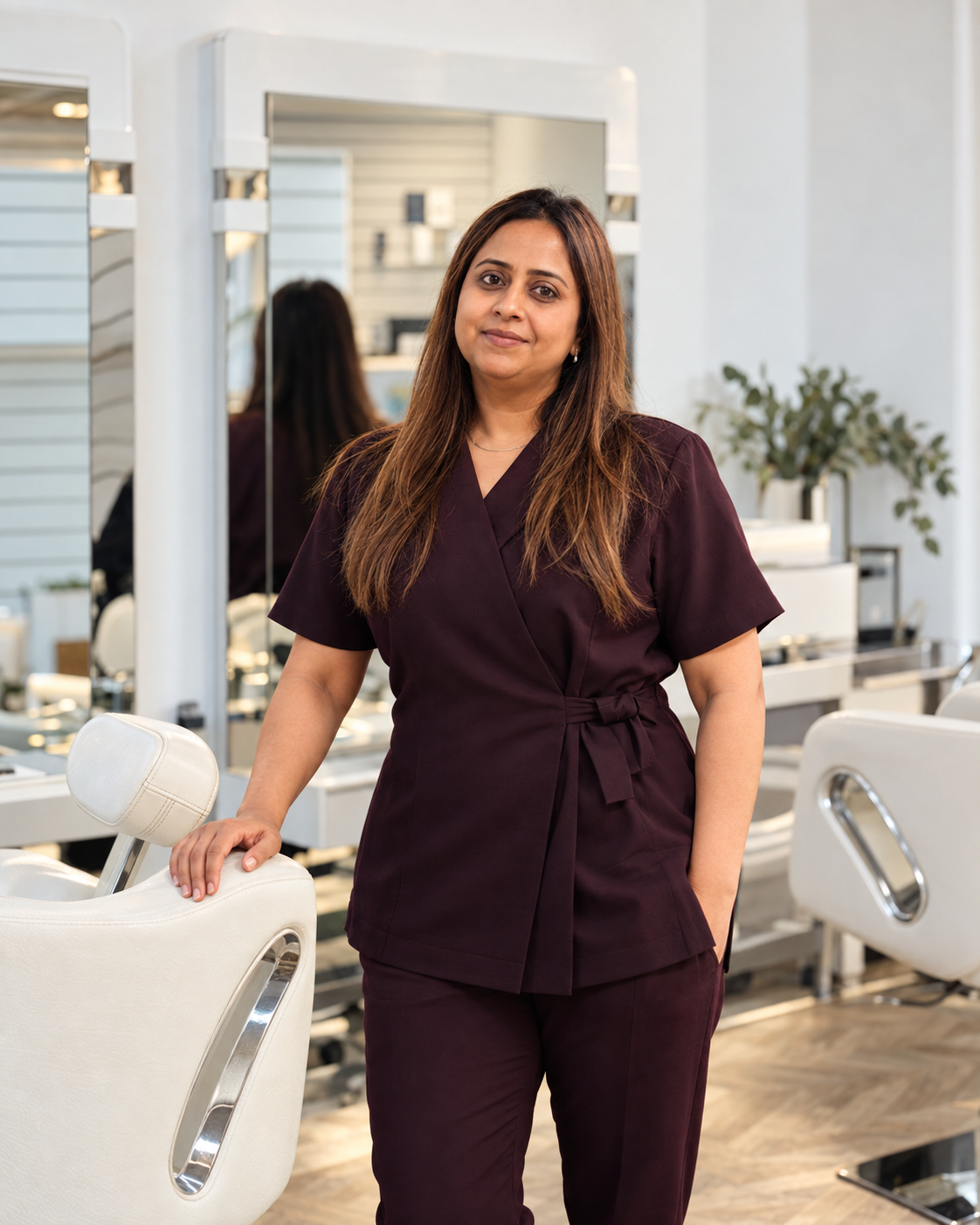 Mayuri, known as Maya, at Beauty Beacon